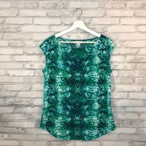 Liz Claiborne green tank top size large